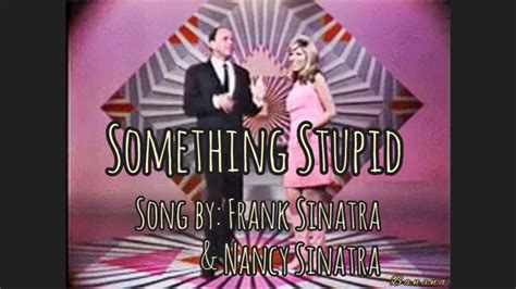 frank sinatra something stupid lyrics
